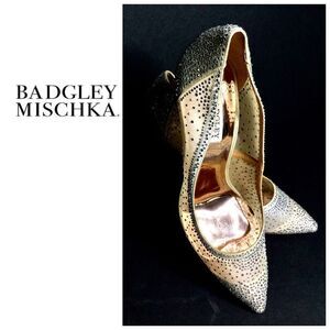 New. Badgley Mischka jeweled shoes. Size 8 1/2-9. Retails $240